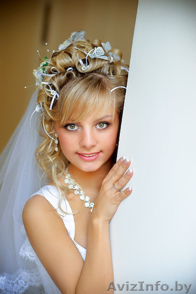 Свадебные, вечерние прически и макияж - Изображение #1, Объявление #618648