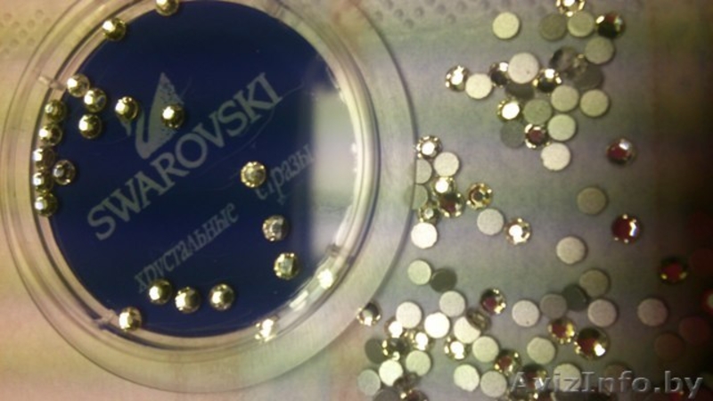 цветные (с глиттером) и цветные матовые гели, стразы Сваровски - Изображение #9, Объявление #532879