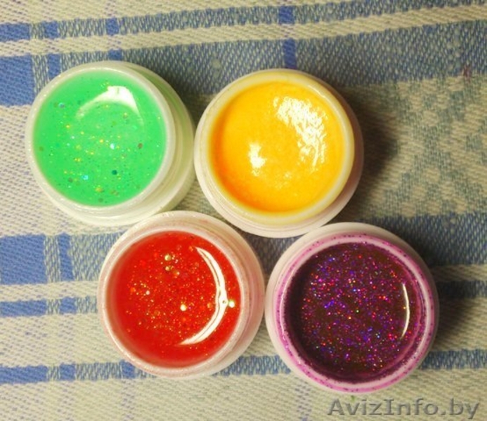цветные (с глиттером) и цветные матовые гели, стразы Сваровски - Изображение #8, Объявление #532879