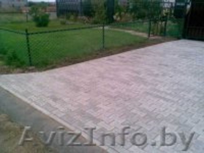 укладка тротуарной плитки(клинкеная),борт,стяжка - Изображение #2, Объявление #369250