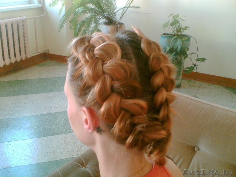 макияж, прическа с плетением, укладка на каждый день или на торжество - Изображение #3, Объявление #346306