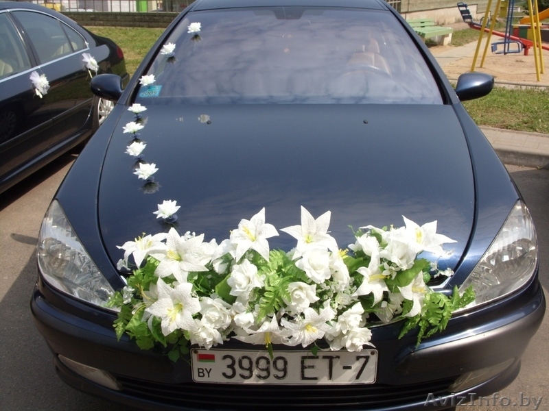 Украшения цветами на присосках капота автомобиля. - Изображение #3, Объявление #666394