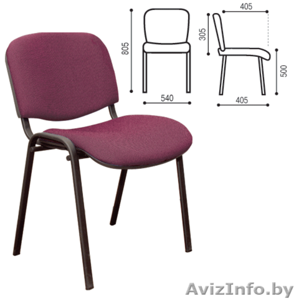 Стул Iso Black C-38 Серый, черный, коричневый - Изображение #5, Объявление #658335