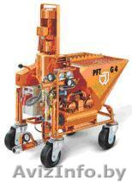 Штукатурные машины pft g4, аренда-продажа -сервис-запчас - Изображение #1, Объявление #698949