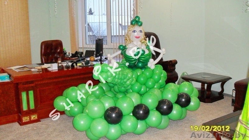 ВОЗДУШНЫЕ ШАРЫ, оформление воздушными шарами, букеты из шаров, оформление детски - Изображение #3, Объявление #702582