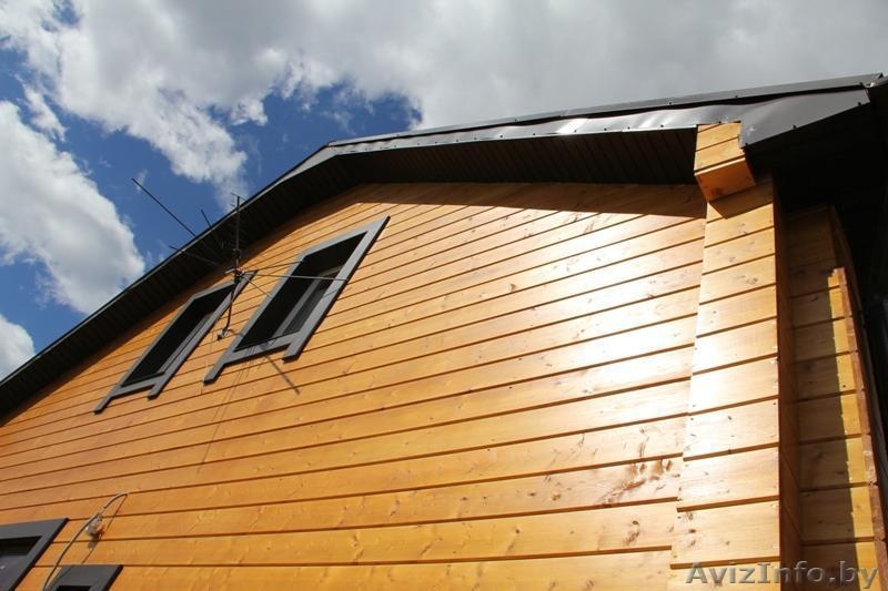 Имитация бруса хвоя (сорт АВ) размеры - т. 20мм * шир.-146*170*195мм * 6м  - Изображение #5, Объявление #715425