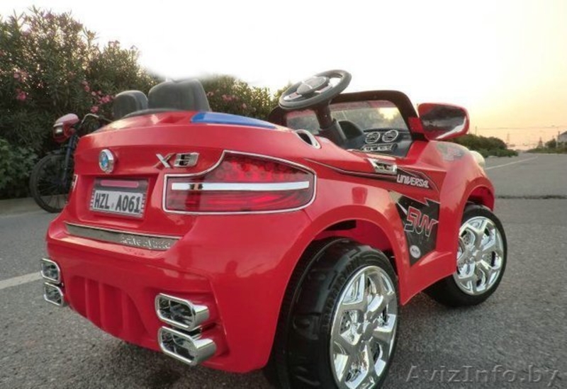 BMW X6  Детский электромобиль(2 двигателя, 2 аккумулятора, радиоуправление, MP3) - Изображение #1, Объявление #735459