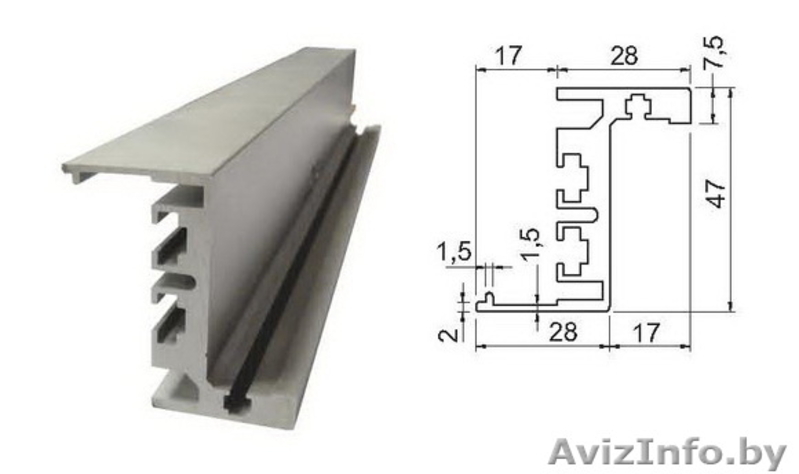 Алюминиевая дверная коробка для цельно стеклянной двери Dorma - Изображение #3, Объявление #729810