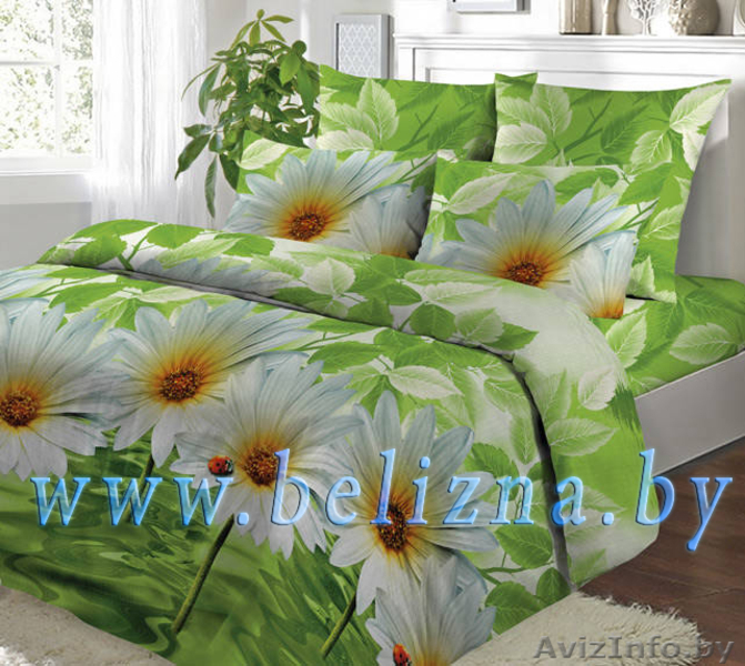 Комплект постельного белья двуспальный. Материал - Поплин - Изображение #1, Объявление #745715