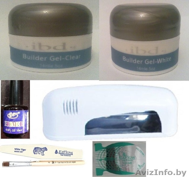 Стартовый набор для наращивания ногтей, набор для наращивания ногтей гелем - Изображение #4, Объявление #736415