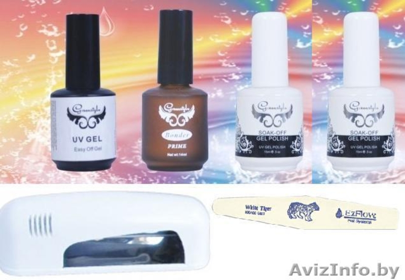 Стартовый набор для наращивания ногтей, набор для наращивания ногтей гелем - Изображение #7, Объявление #736415