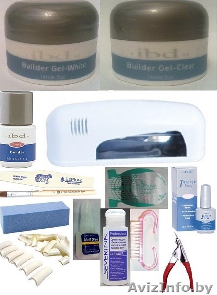 Стартовый набор для наращивания ногтей, набор для наращивания ногтей гелем - Изображение #3, Объявление #736415