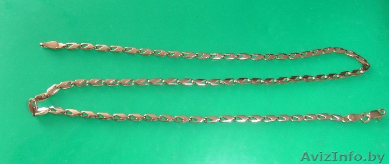 золотая цепь мужская проба 585 вес 6,92 дл.51 см. - Изображение #1, Объявление #731337