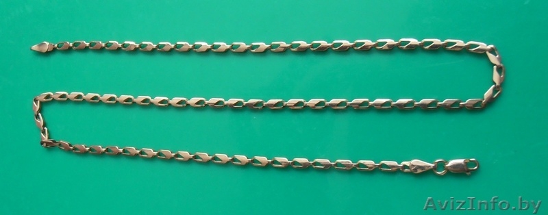 золотая цепь мужская проба 585 вес 6,92 дл.51 см. - Изображение #2, Объявление #731337