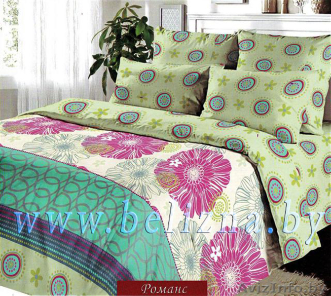 Комплект постельного белья двуспальный. Материал - Поплин - Изображение #2, Объявление #745715