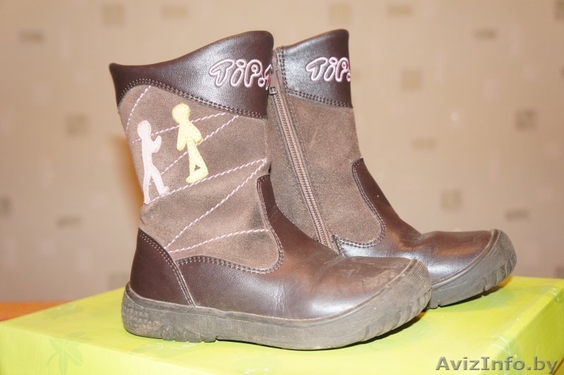 Продам сапоги зимние и деми на девочку б/у в отличном состоянии. 27 р. - Изображение #3, Объявление #764582