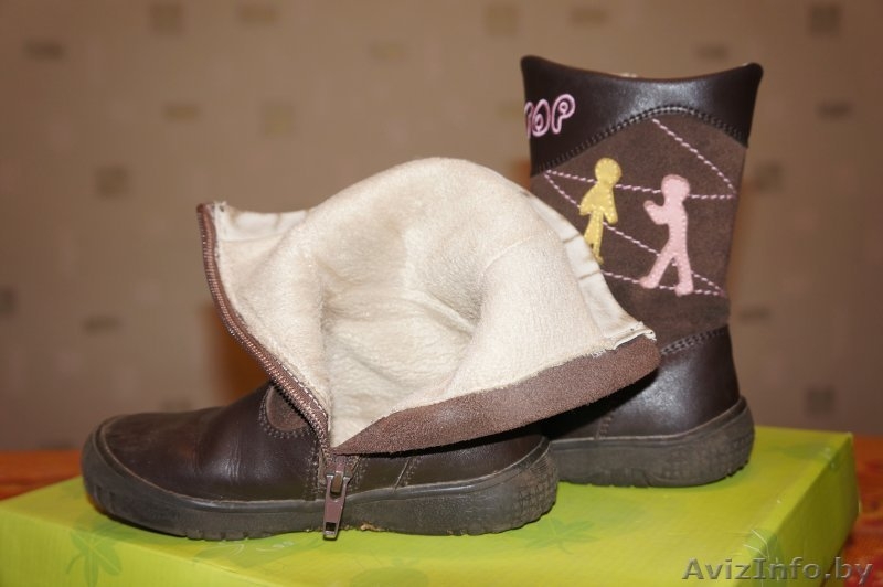 Продам сапоги зимние и деми на девочку б/у в отличном состоянии. 27 р. - Изображение #4, Объявление #764582