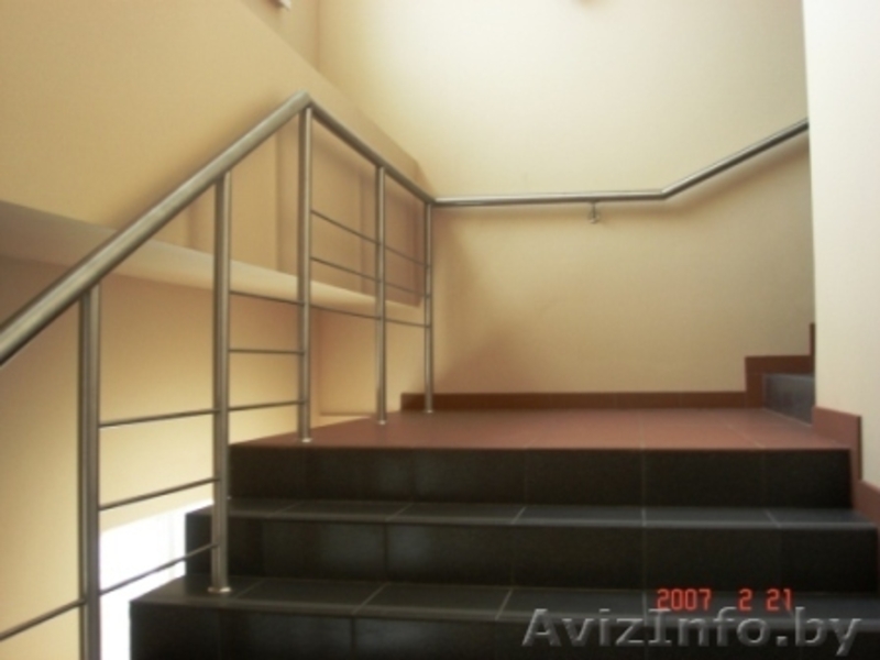 ОГРАЖДЕНИЯ ЛЕСТНИЦ, ПАНДУСОВ, БАЛКОНОВ, ПЕРИЛА ПРИСТЕННЫЕ, ПОРУЧНИ, ЛЕСТНИЦЫ - Изображение #5, Объявление #764443