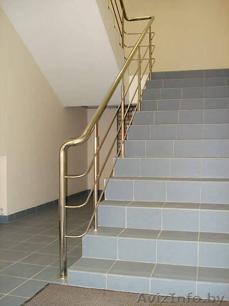 ОГРАЖДЕНИЯ ЛЕСТНИЦ, ПАНДУСОВ, БАЛКОНОВ, ПЕРИЛА ПРИСТЕННЫЕ, ПОРУЧНИ, ЛЕСТНИЦЫ - Изображение #4, Объявление #764443