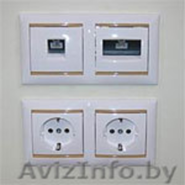 Установка Перенос Подключение выключателей розеток в Минске - Изображение #3, Объявление #464894