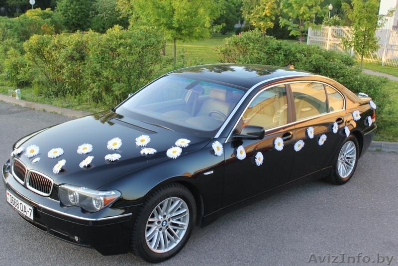 BMW 750 Е65 Long. Прокат VIP авто для свадебного кортежа - Изображение #4, Объявление #797956
