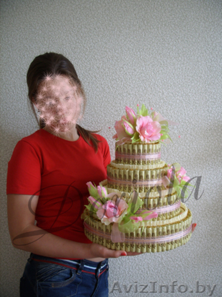  Торт из конфет  на свадебный стол (не выпечка) - Изображение #3, Объявление #799131