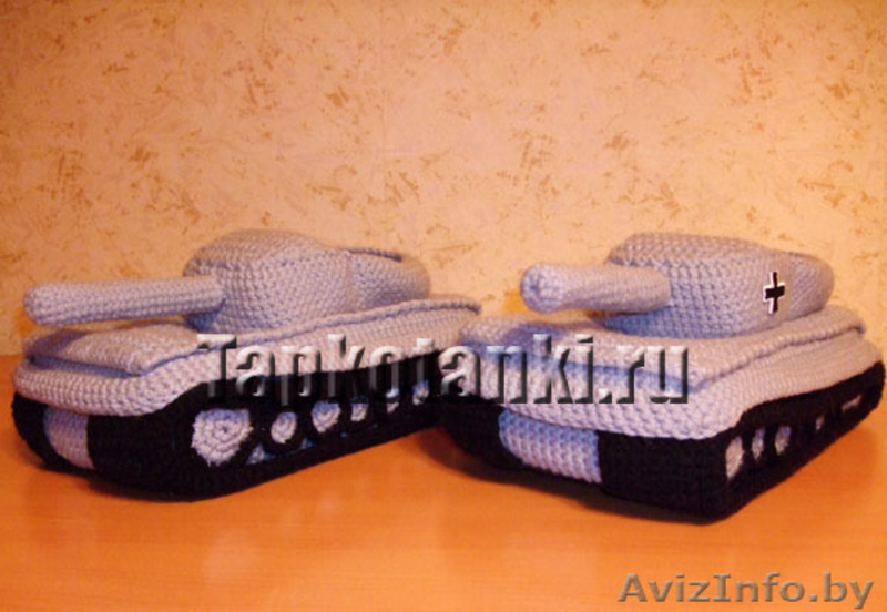 Тапкотанки (танкотапки) - вязаные тапки танки - Изображение #6, Объявление #849818