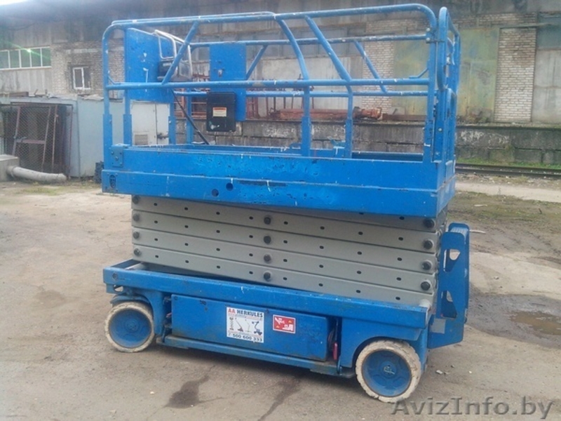 Аренда ножничных электрических подъемников с высотой  подъема 10-12м. - Изображение #3, Объявление #835325