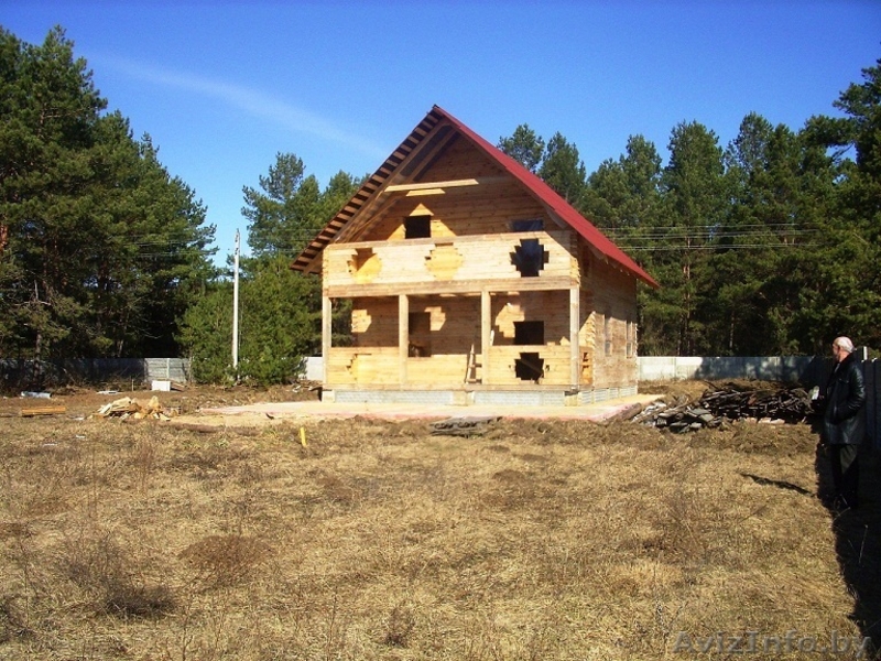 Продается двухэтажный сруб(брус) под крышей, р-р 10*9 под чистовую отделку. Пухо - Изображение #2, Объявление #843089