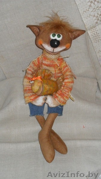  Кот интерьерный с рыбкой -игрушки ручной работы - Изображение #6, Объявление #850417