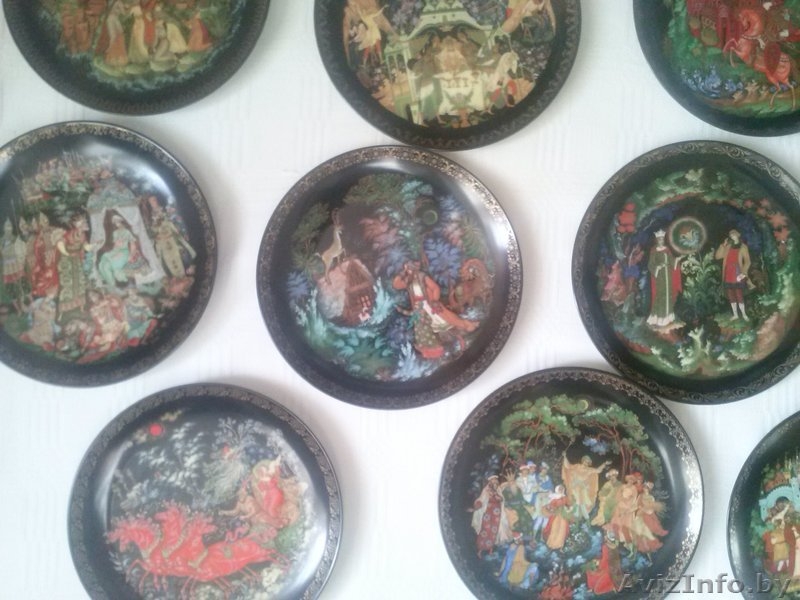 Продам! Тарелки коллекционные "Русские сказки" Палех. 12(шт.) - Изображение #1, Объявление #866913
