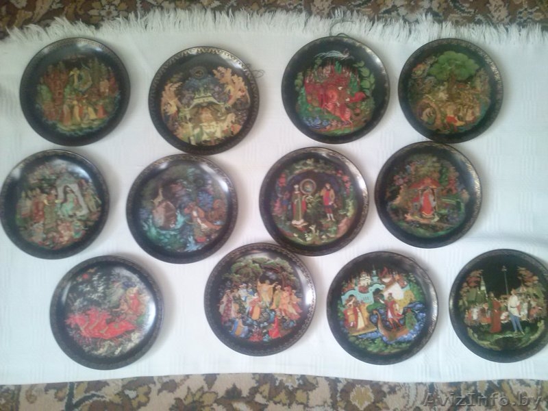Продам! Тарелки коллекционные "Русские сказки" Палех. 12(шт.) - Изображение #2, Объявление #866913