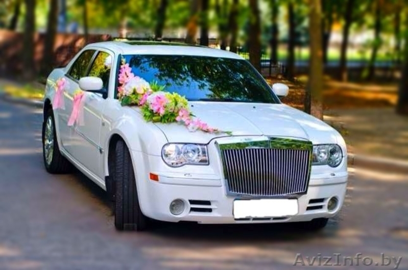 Прока, Аренда, Свадебный кортеж Крайслер 300 C цвет черный и белый.  - Изображение #3, Объявление #870896