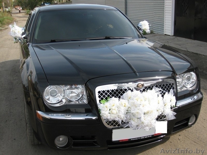 Прока, Аренда, Свадебный кортеж Крайслер 300 C цвет черный и белый.  - Изображение #4, Объявление #870896