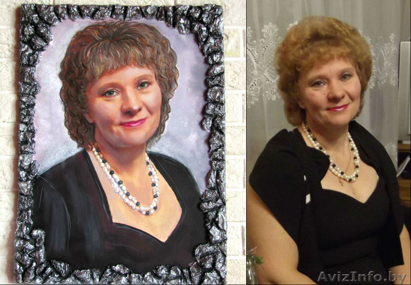 Портреты маслом по фото  120 000 бел руб - Изображение #8, Объявление #855734