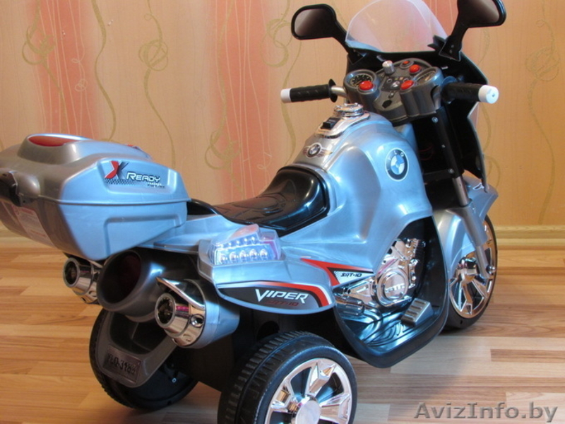 Трехколесный мотоцикл (электромобиль)BMW NEW,МP3,доставка по РБ - Изображение #3, Объявление #880841