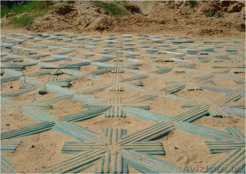 Газонная плитка из полипропилена."ТРАВНИК"( газонная "решетка") - Изображение #2, Объявление #878419