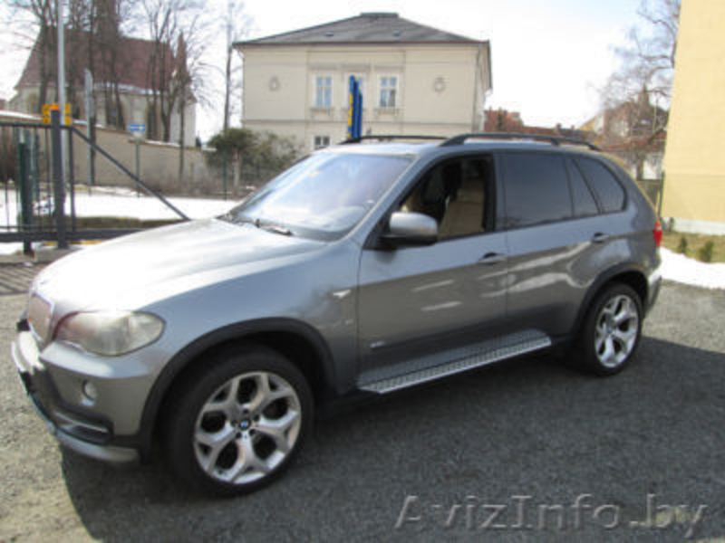 BMW X5 4.8i, 2008 года, бензин, автомат, кожаный салон, серебристый метталик - Изображение #3, Объявление #875093