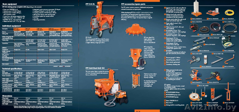 Аренда штукатурной  машины pft g4,  -продажа -сервис-запчас - Изображение #3, Объявление #893456