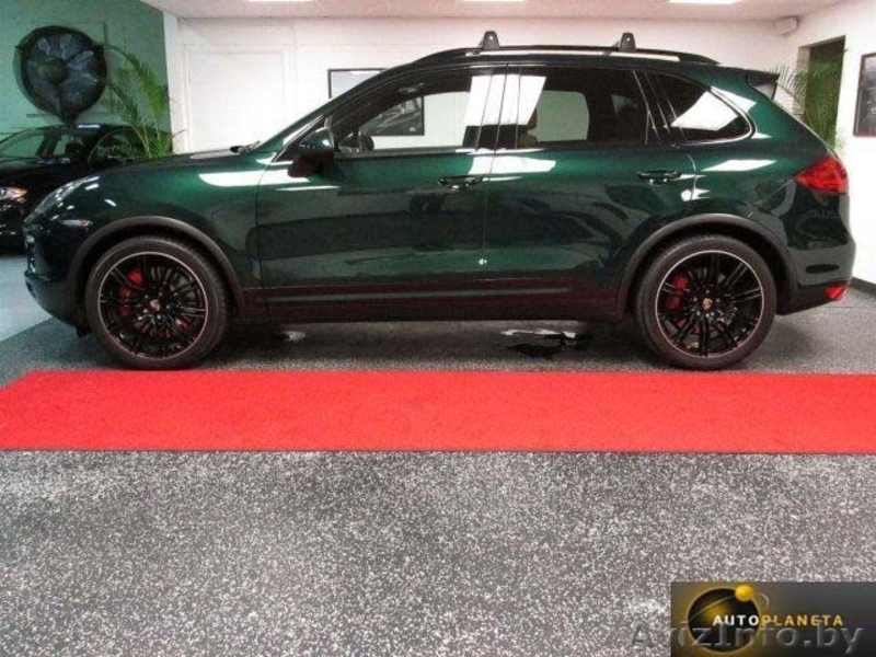 Porsche Cayenne Turbo, зеленый мет., на заказ - Изображение #2, Объявление #912447