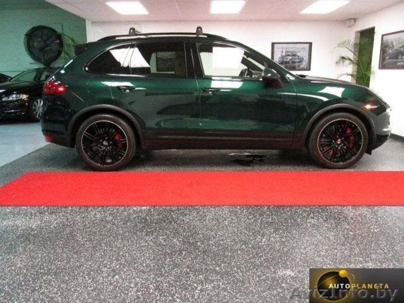 Porsche Cayenne Turbo, зеленый мет., на заказ - Изображение #4, Объявление #912447