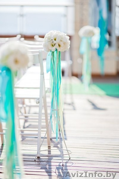 Оформление свадебного зала в голубом цвете - Изображение #2, Объявление #915384