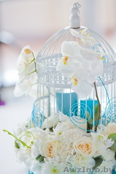 Оформление свадебного зала в голубом цвете - Изображение #4, Объявление #915384