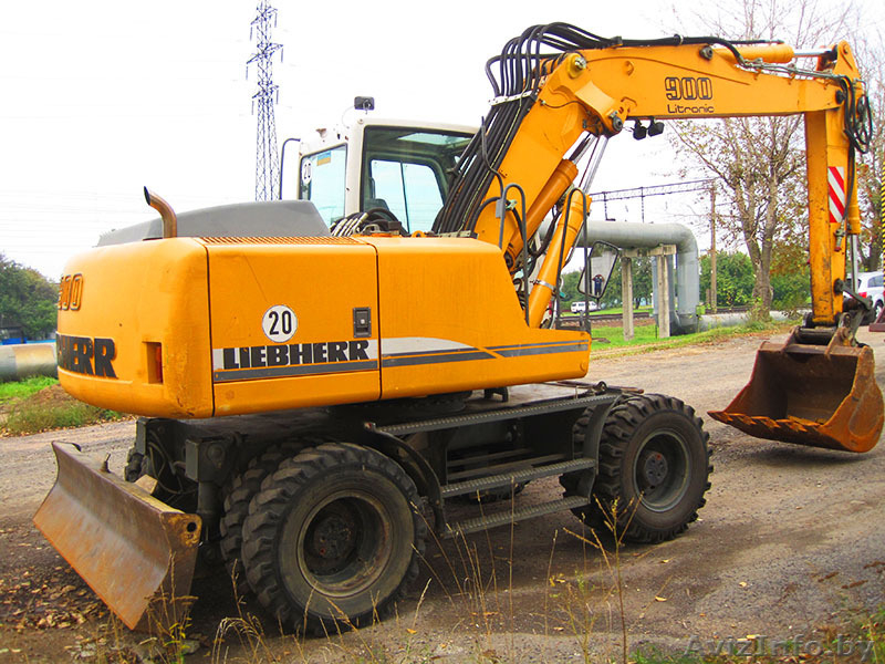 Аренда экскаватора колесного LIEBHERR А-900 - Изображение #3, Объявление #936860