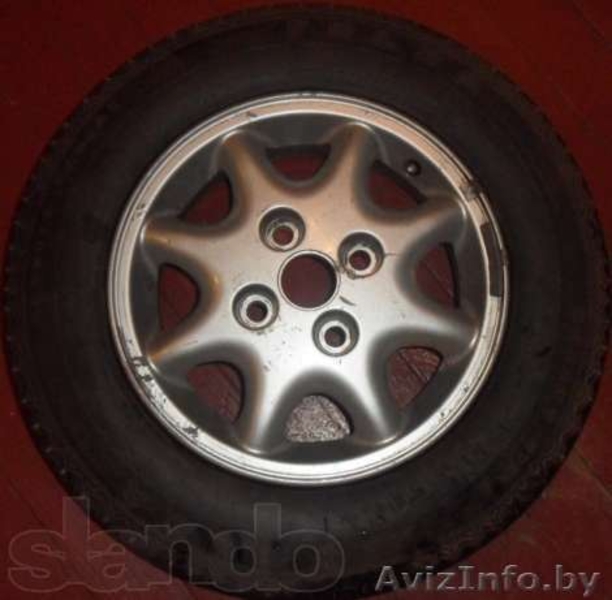 Продам шину с литым диском б/у R14 - Изображение #1, Объявление #938947