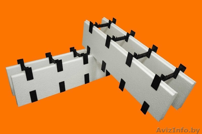 несъемная опалубка из пенополистирола для строит. стен и фундамента - Изображение #1, Объявление #944954