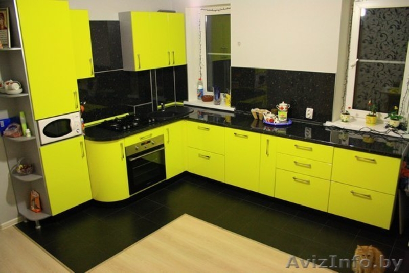 Кухни, Пастиковые фасады, Гнутые под заказ  - Изображение #8, Объявление #960593