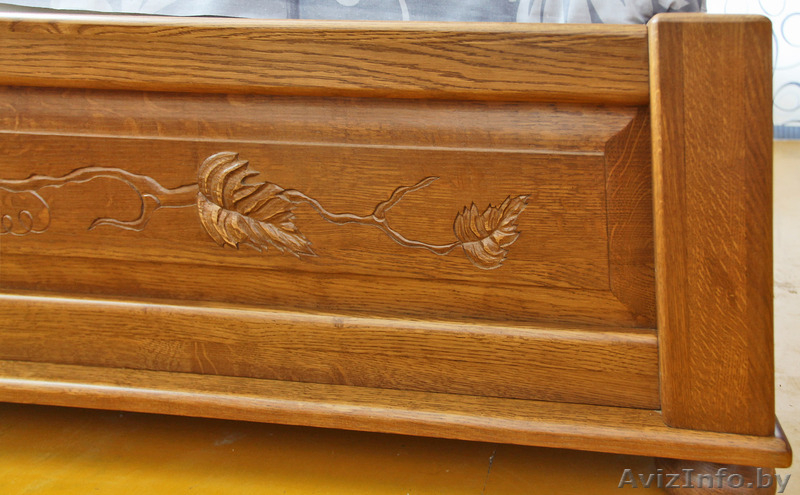 Продаю кровать массив дуба 100%, резьба ручной работы. - Изображение #2, Объявление #997887