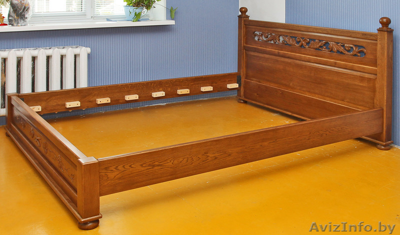 Продаю кровать массив дуба 100%, резьба ручной работы. - Изображение #3, Объявление #997887