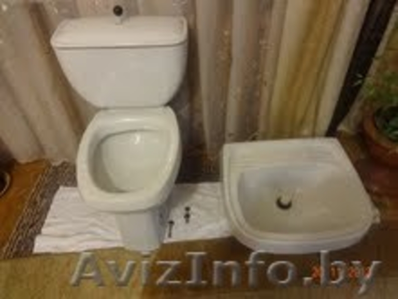 Продам унитаз с бочком + умывальник - Изображение #2, Объявление #996304